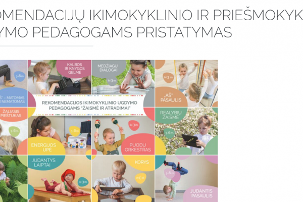 IU rekomendacijų pristatymas