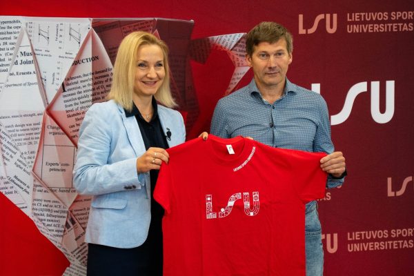 Rektorė ir A. Ardzijauskas Rektorė ir A. Ardzijauskas
